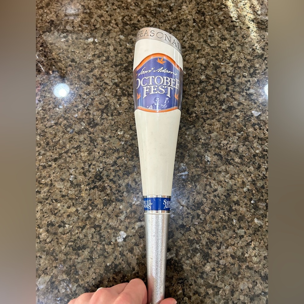 Vintage Sam Adams kegerator tap